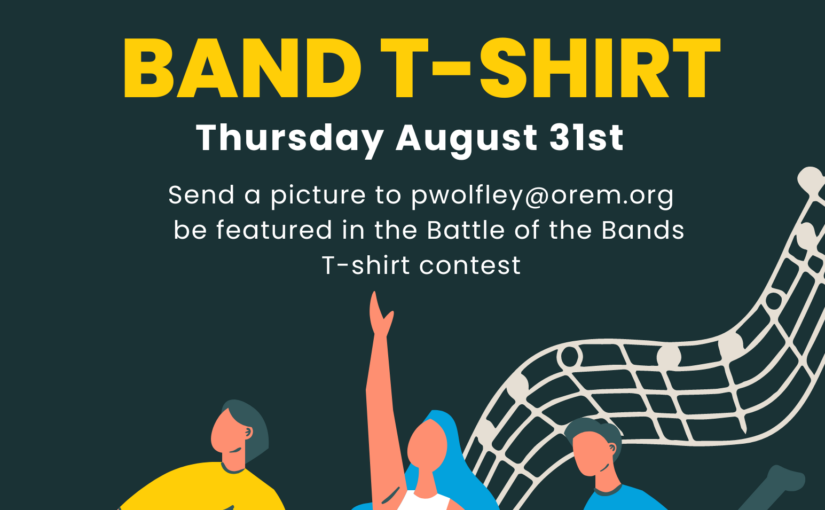 Wear Your Favorite Band T-Shirt: Aug. 31st